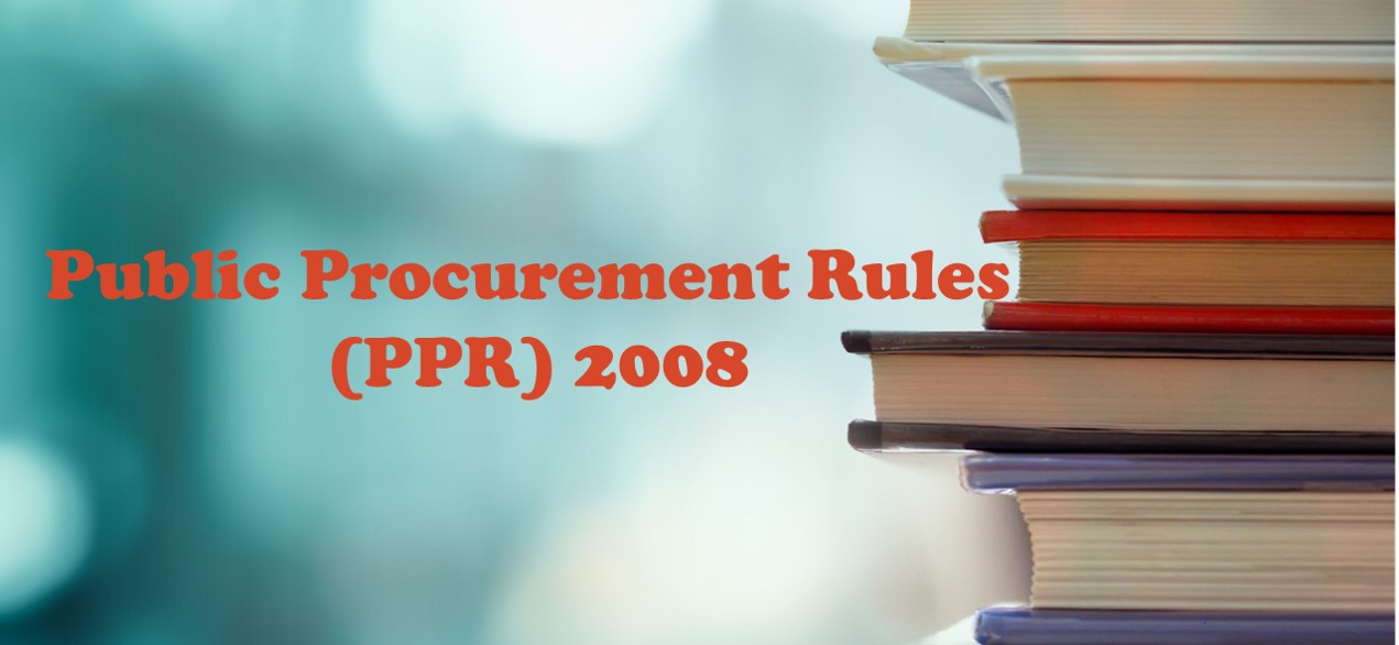 Public Procurement Rules (PPR) 2008